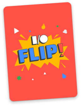 Bak of an I/O FLIP card in red